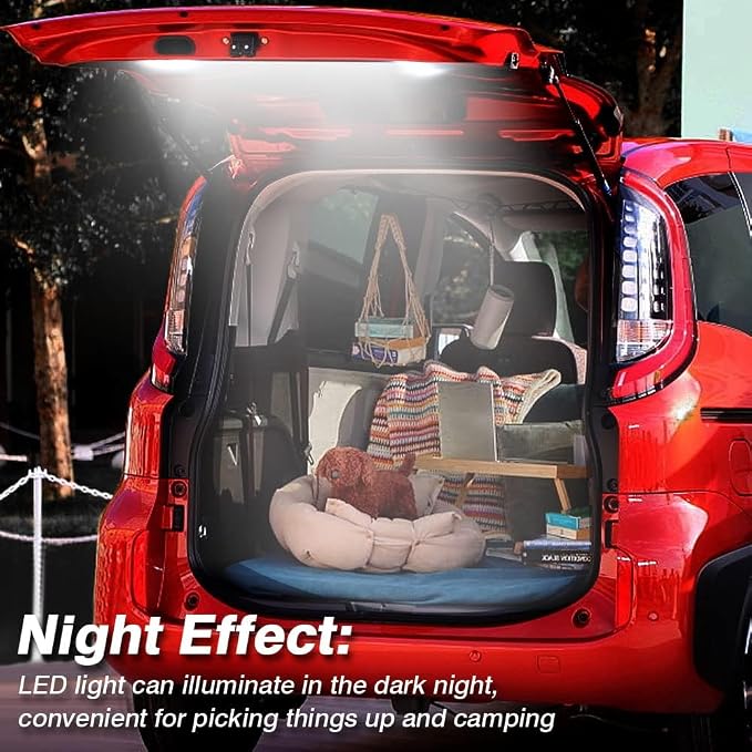 LED Lights for Toyota Sienna 2021-2025 2026, Cargo Lamps Decorative Atmosphere Lamp for Toyota Sienna Accessories Trunk Ceiling Lighting 2 PCS