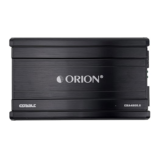 ORION CBA4500.2 Cobalt High Efficiency 2-Channel Class A/B Amp, 4500W | 4500W Max, 600W RMS, 2-Channel, Class A/B, 2/4 Ohm Stable, MOSFET Power