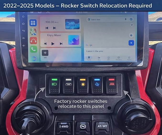 Estate Designs Android UTV Radio Compatible with Honda Talon (2019-2025) with Vehicle-Specific Dash Mount (HT-22-25)