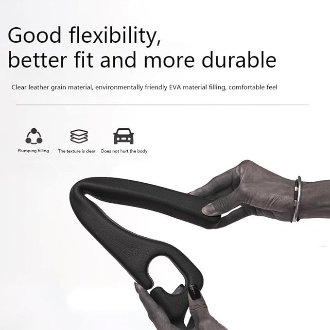 Car Seat Gap Filler 2 Pack, Anti-Drop Seat Gap Plug Blocker with Storage, Universal Car Seat Gap Organizer Stops Items from Falling, Fits Cars, SUVs, Trucks, Car Interior Accessories (black)