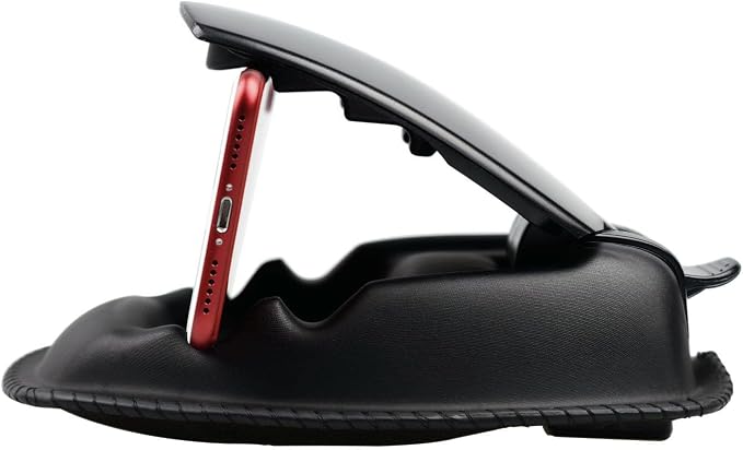 GPS Car Truck Mount, Non-Slip GPS Bean Bag Dash Mount 2-in-1 Anti-Skid Friction Dashboard Sandbag Clamshell Phone Holder for Garmin Nuvi Tomtom Magellan Navigation & All Cell Phone iPhone