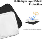 for Rogue Windshield Sun Shade Sunshade Foldable for Nissan Rogue 2014-2020 Windshield Cover Sun Visor Custom Fit for 2021-2023 Nissan Rogue 3rd Gen Accessories Blocks UV Rays Protector