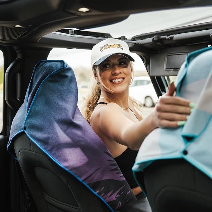 Athletic Running Towel, Full-Sized, Car Seat Cover - Performance Microfiber (Tropic Twilight)