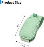 2 Packs Magnetic Sunglass Holder for Car Visor (Green) | Magnetic Interior Car Accessories