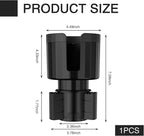 Pack-1 Car Conversion Cup Holder, Within 4.13" Drink Stand from Small to Large Cups Mouth, Rotatable Adjustable Base with Anti-Slip Pad, Universal Plug-and-Play Cup Holder for Cars (Black)