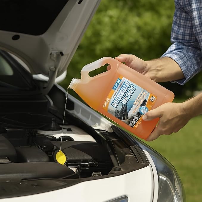 Car Windshield Washer Fluid: 1 Gallon, All Season/Weather Vehicle Window Cleaner | Streak-Free Clean | Bug and Tar Remover for Cars - 2 Pack