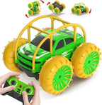 Amphibious Remote Control Car,Rechargeable RC Cars Toy 360° Flips Rotation Stunt Crawler 15KM/H 4WD All Terrain Outdoor Indoor Toy for Kids Boys Girls 3-12