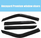 Window Visors Rain Guards for 97-17 Ford Expedition 98-17 Lincoln Navigator | Window Deflectors, Vent Visor, Sun Shades, Window Shields, Dark Smoke, Car Accessories, Tape-on Outside