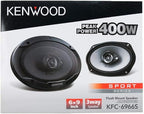 KFC-6966S 6 x 9 Inch 400-Watt 3-Way Flush Mount Coaxial Car Speaker Easy Installation - Pair