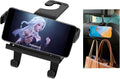 Upgraded Car Headrest Hidden Hook 2 in 1 Car Seat Hooks with Phone Holder for Purse, Hangers Vehicle Organizer ，Durable Hanger Storage Holder Organizer