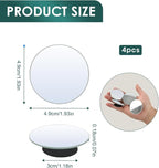 2 Pairs Blind Spot Mirrors for Cars, 2" HD Glass Frameless Convex Rear View Mirrors with 360° Adjustable Swivel Mount, Wide Angle Stick-On Mirror for Car SUV Truck Safety Driving Exterior Accessories