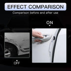 4 PCS Car Door Anti-Collision Strip, Rearview Anti-Impact Sticker, Door Protection Decorative Covers, Door Edge Bumper Guard, Universal Car Side Door Edge Protector (Transparent)