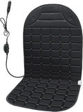 Universal Winter Seat Cushion Cover for Full Back (Black)