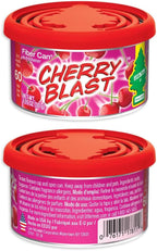 Car Air Freshener | Fiber Can Provides Long Lasting Scent for Auto or Home | Recycled Fiber | Cherry Blast, 4 Air Fresheners