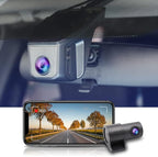 2K Dual Dash Cam Suitable for Honda Vehicle Models 2011-2024 (Rectangle Dome Light), OEM Style, Front 1440P+Rear 1080P Video, Loop Recording, Built-in WiFi,G-Sensor, Easy to Set, 64GB Card