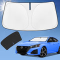 Sun Shade Sunshade for Nissan Altima 2019-2025 2026 Windshield Cover, 4-Layer Front Window Shade Custom fit Altima Sun Visor 240T Retractable Shade Blocks UV Rays Cooler Car Accessories