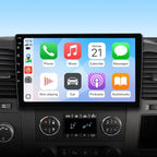 4Core 64GB ROM Car Radio Stereo for Chevy Chevrolet Silverado 2007-2013 Tahoe Equinox GMC Sierra Yukon with Android 13 CarPlay Android Auto Bluetooth 5GHz WiFi