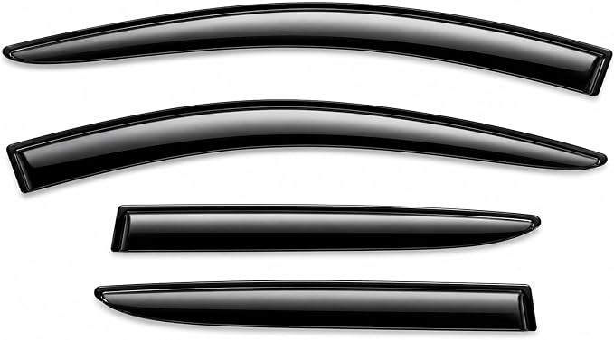 2019-2026 Tape-on Rain Guards for Hyundai Santa Cruz Side Window Deflector Visors SE SEL Night XRT Limited Durable Tinted Vent Shade 2023 2024 2025