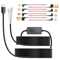 11.5ft USB-C Hardwire Kit (12V–24V to 5V) with Acc Functionality, Low Voltage Protection, Compatible with All USB-C Dashcams