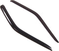 WD2-338 Dark Smoke 2 Pcs Set Window Visor (Outside Mount) Deflector Rain Guard Compatible with 1998-2004 Nissan Frontier