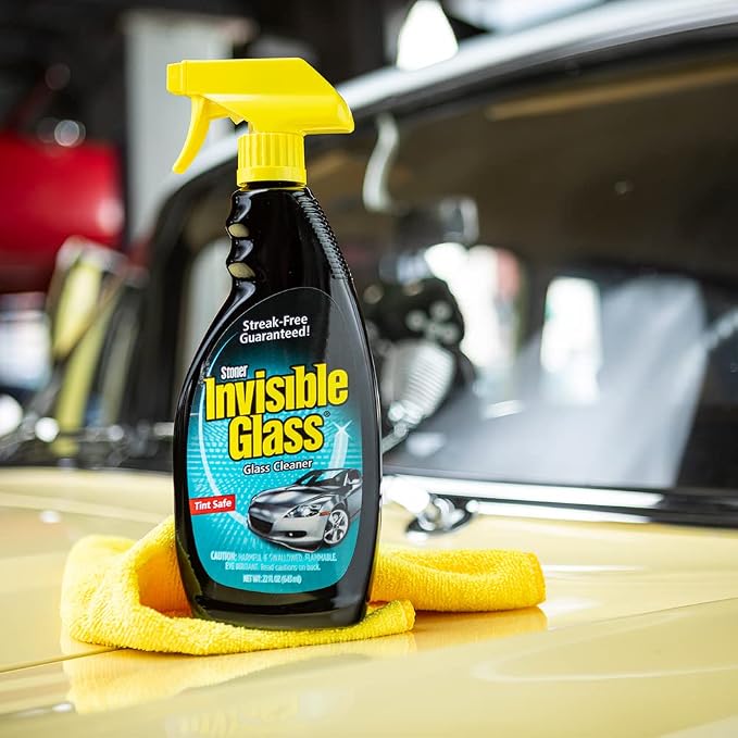 99016 5-Piece Windshield Glass Treatment Kit Includes Anti-Fog for Interior, Rain Repellent for Exterior, Premium Spray Glass Cleaner, and (2) Microfiber Cleaning Cloths