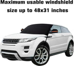 Summer Car Windshield Sun Cover, Thickened Heat Blocking Sunshade Shield, Universal UV Ray Protection Front Window Sun Visor for Vehicle Auto 58x42 Inch