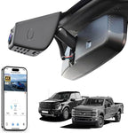 Mangoal 4K Dash Cam for Ford F150 2018-2026, F250 F350 F450 2020-2026 (A) | Super Duty 2020-2026, OEM Style, XLT Lariat King Ranch Raptor Limited Platinum, UHD 2160P Video, WiFi & App, GPS, 64GB Card