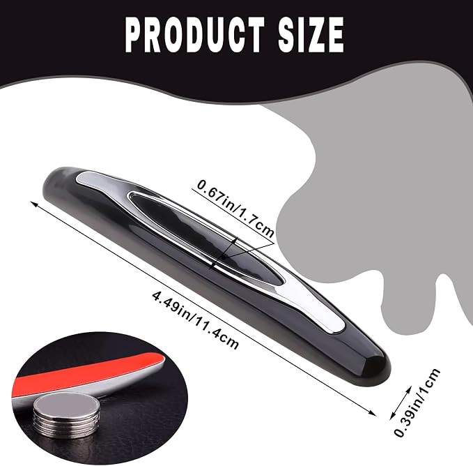 4PCS Car Door Edge Guards, Anti-Scratch Car Door Protector Trim Strip with Self Adhesive, Universal Door Guards for Cars Trucks SUVs, Exterior Car Accessories (Black)
