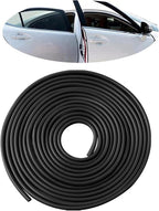 16.3ft Black Car Door Edge Protectors, Door Edge Guard, U-Shaped Rubber Edge Trim Car Door Protector,Suitable for Most Cars, Trucks, Suvs（Black 16.3ft