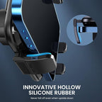 Phone Mount for Car Vent [Upgraded Metal Clip] Cell Phone Holder Car Hands Free Cradle in Vehicle Car Phone Holder Mount for Smartphone, iPhone, Cell Phone Automobile Cradles Universal