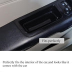 Front Row Door Side Storage Box Compatible with Ford Edge 2015-2025 Armrest Phone Container Door Organizer Handle Pocket ABS Tray Insert Glove Pallet
