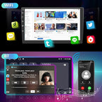 4Core [2+64GB] Car Radio for Toyota Tundra 2007-2013/Sequoia 2008-2018 | 10.1 Inch Touchscreen Android 13 Car Stereo Wireless CarPlay/Android Auto, GPS/WiFi/BT/FM, Support SWC Backup Camera