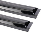 Durable Window rain Guards for 2011-2021 Dodge Charger, Original Tape-on Window Visors, Window Deflector for Cars, Dark Smoke, 4 PCS, WV94313