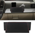 Car Seat Side Storage Pocket, Leather Foldable Auto Door Storage Box, Waterproof Car Trash Can Organizer, Multifunctional Vehicle Interior Accessory for Phone, Glasses, Key, Card (CarbonFiber)