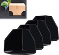 4PCS Car Trunk Organizer Blocks with Hook and Loop Fastener, Automotive Tidy Storage Organisation Accessories for Truck, SUV, Sedan, Available to Wool Carpet (Black)