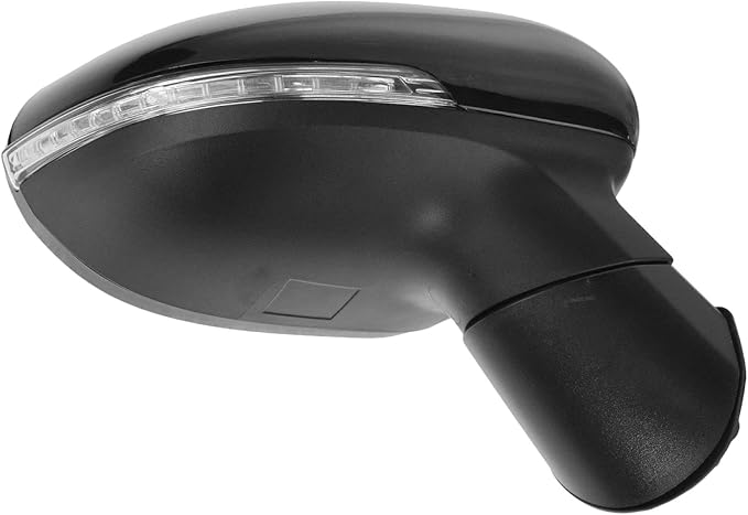 Passenger Side Power Heated Mirror Paint to Match Smooth Black Power Folding Compatible with 2012-2014 Kia Rio KI1321166