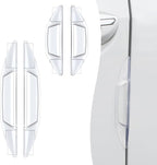 4 PCS Car Door Anti-Collision Strip, Rearview Anti-Impact Sticker, Door Protection Decorative Covers, Door Edge Bumper Guard, Universal Car Side Door Edge Protector (Transparent)