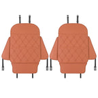 Seat Back Protector w/Dual Pockets,Guards Seats from Kicks & Scuffs | Keeps seat backs looking new for a long time. Easy to install and clean. 2-piece set, size: 30in × 18in × 0.2in