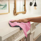 Microfiber Cleaning Cloths (Value Pack of 12) - Size 12 x 12 Inches, Highly Absorbent Cleaning Rags, Lint Free, Reusable and Washable, Microfiber Towels for Cars