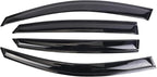 Tape-On Window Visors Deflectors Rain Guards 4 Piece Set ‎Compatible with 2013-2019 Ford Escape 94383