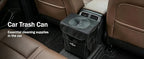 Car Trash Can with Odor-Trapping Lid & 100% Leakproof Liner, Multipurpose Hanging Organizer for SUV & Truck, Keep Vehicles Clean on Family Road Trips