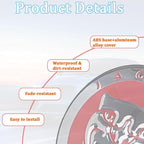 59mm Wheel Center Caps for Jaguar XE XF XJ F-PACE F-Type, 4PCS | Car Hub Centre Cover; Wheel Rim Hub Cap; Tire Hub Cap Accessories