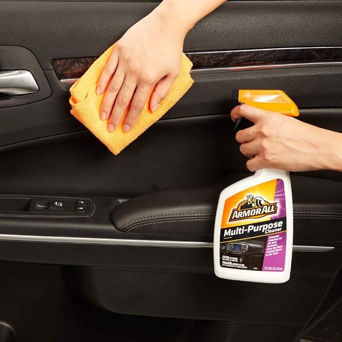 Multi Purpose Cleaner, Car Cleaner Spray for All Auto Surfaces, 16 Fl Oz (Pack of 2)