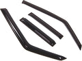 WD2-326 Dark Smoke 4 Pcs Set Window Visor (Outside Mount) Deflector Rain Guard Compatible with 1992-2000 Mitsubishi Montero