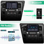 4Core Car Radio Stereo for Dodge RAM 1500 2500 3500 2013 2014 2015 2016 2017 2018 with Android 13 Wireless Carplay Android Auto 5GWiFi Bluetooth 2G Ram 64G ROM(Fit Manual AC)