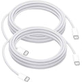 10FT Long USB C to USB C Cable Compatible for iPhone 17/16/15, 17 16 15 Pro Max, Plus, 16E, 17Air Carplay Charger Cord, AirPods 4, AirPods Pro (2nd/3rd Gen) Woven Car Charging Charger Cord 2pack