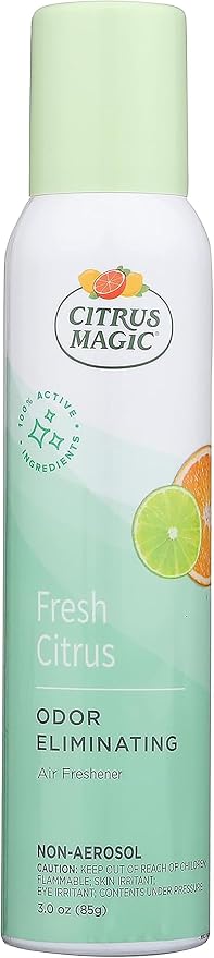 Freshener Odor Eliminating Air Freshener Spray, 3 Ounce (Pack of 3), Fresh Citrus, 3 Count