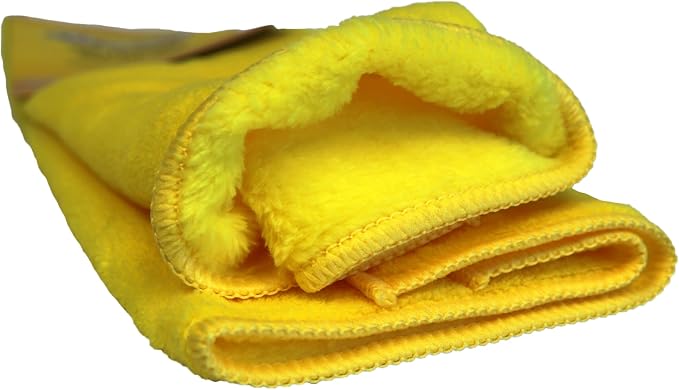 Super Shine Microfiber Towels - For Heavy Polishing or Light Dusting - 16" x 16" - Set of Two