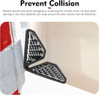 2PCS Car Door Edge Guards, Carbon Fiber Car Door Corner Guards, Anti-Collision Door Corner Protector Trim, Self-Adhesive Auto Corner Protect Sticker, Universal Exterior Decor Accessories