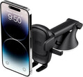 Easy One Touch Advanced Universal Car Mount Dashboard & Windshield Suction Cup Phone Holder for iPhone, Samsung, Google, All Smartphones